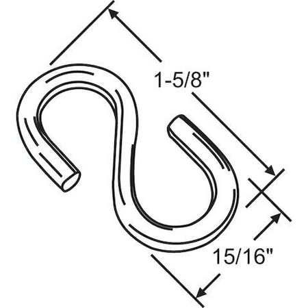 Strybuc S-Hook For Chain To Stackable 96-709